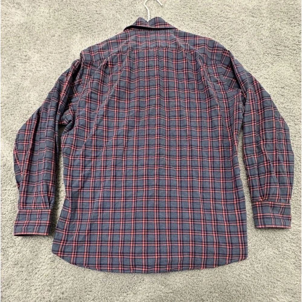 J. Crew Shirt Mens Medium Heathered Plaid Long Sleeve‎ Button Down Cotton